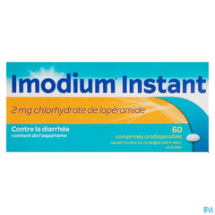 Imodium® Instant, une aide rapide et pratique en cas de diarrhée, 60 comprimés orodispersibles