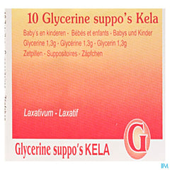 Glycerine Kela Pharma Bébés enfants Laxatifs suppositoires