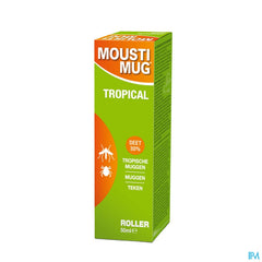 Moustimug Tropical Roller 30% DEET 50 ml