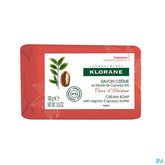 Klorane - Savon crème au beurre de Cupuaçu BIO - Fleur d’Hibiscus - Tous types de peaux