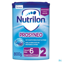 Nutrilon Prosyneo 2 | Lait de suite Bébé dès 6 mois | Lait en Poudre pour Biberon | Boite 800g