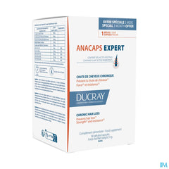 Ducray ANACAPS EXPERT Complément alimentaire Chute de cheveux chronique 90 capsules