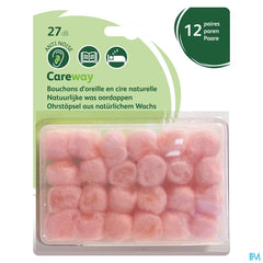 Careway Bouchons Oreille Cire Paires 12