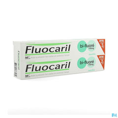 Fluocaril Dentifrice Bi-fluore 145 Menthe 2x75ml