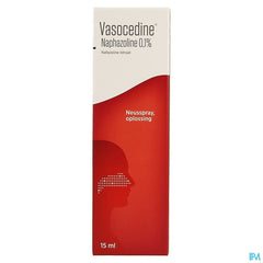 Vasocedine Naphazoline 15 ml spray microdoseur spray pour le nez