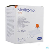 Medicomp Cp Ster Extra 6pl 10x10cm 30g 25x2