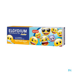 ELGYDIUM Junior EMOJI arôme Tutti Frutti Dentifrice 7 à 12 ans – Dentifrice enfant