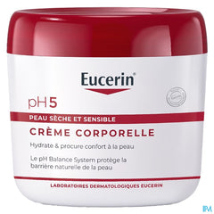 pH5 Crème Corporelle Peau Sèche et Sensible Pot 450ml