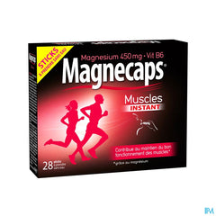 Magnecaps Muscles Magnésium 450mg & Vit B6 28 sticks