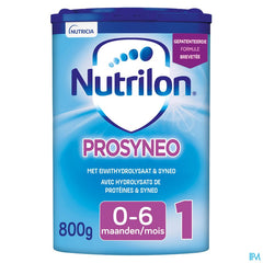 Nutrilon Prosyneo 1 | Lait Nourrissons dès la naissance | Lait en Poudre pour Biberon | Boite 800g
