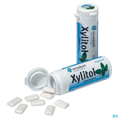 Miradent Chewing Gum Xylitol Menthe Poivr.s/sucr30