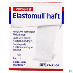 Elastomull Haft Bande Fix. Cohesif 6cmx4m 4547100