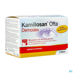 Kamillosan Ofta Demodex Lingettes 28