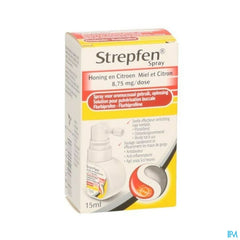 Strepfen 8,75mg Miel-citr.spray Sol Pulv Bucc.15ml