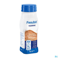 Fresubin Yodrink Peche-abricot Easy Bottle 4x200ml
