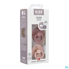 Bibs 2 Sucette Duo Woodchuck Blush