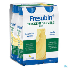 Fresubin Thickened Level 3 Drink Vanille 4x200ml