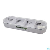 Careway Pilbox Pocket One Day 4 Compartiments