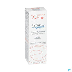 Eau Thermale Avène HYDRANCE UV LÉGÈRE Émulsion hydratante SPF30 -Peaux sensibles normales à mixtes