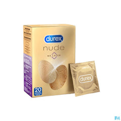 Durex Nude No Latex Preservatifs 20