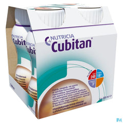 Cubitan Goût Chocolat Bouteilles 4x200ml
