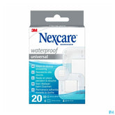 Nexcare 3m Waterproof Assorted Strips 20 N0620as