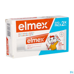 Elmex Dentifrice Enfant 2-6a 2x50ml