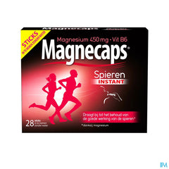 Magnecaps Muscles Magnésium 450mg & Vit B6 28 sticks
