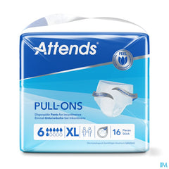 Attends Pull-ons 6 Xl 1x16