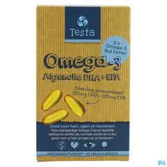 Testa Omega 3 Huile Algues Dha/epa Softgels 60