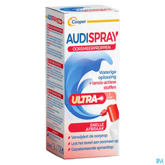 Audispray Ultra 20 ml Traitement et élimination des bouchons d'oreille et de cérumen