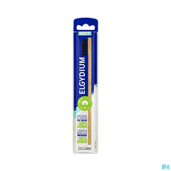 ELGYDIUM Brosse à dents Éco-responsable en bois