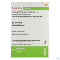 Nucala 100mg Sol Inj Stylo Prerempli 3 X 1ml
