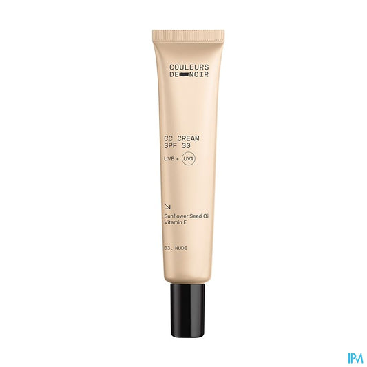 Couleurs De Noir Cc Cream Spf30 03 Nude 30ml