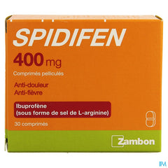 Spidifen 400mg Comp Pell 30