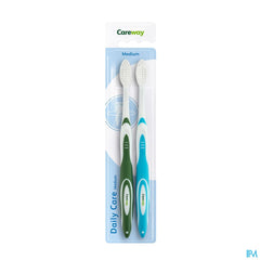 Careway Oral Brosse Dents Medium Duopack