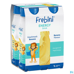 Frebini Energy Drink Enfants Banane Fl 4x200ml