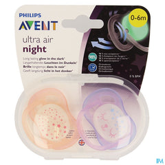 Philips Avent Sucette +0m Air Night Girls