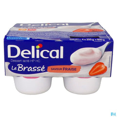 Delical Le Brasse Fraise 4x200g