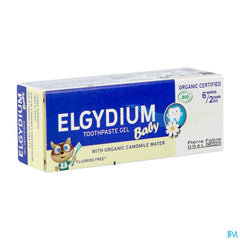 ELGYDIUM Baby dentifrice - dentifrice bébé 6 mois / 2 ans – certifié BIO