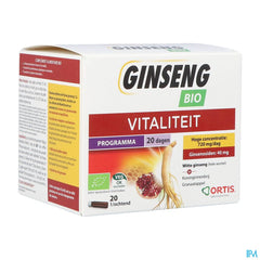 Ortis Ginseng Bio S/alcool 20x15ml