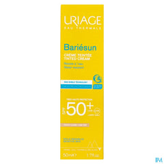 Uriage Bariesun Creme Teintee Ip50+ Clair 50ml