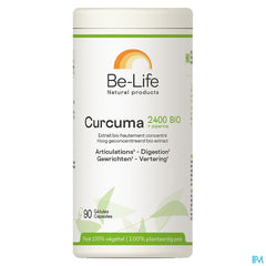 Curcuma 2400 + Piperine Be Life Pot Caps 90