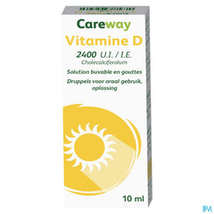 Careway Vitamine D 2400iu/ml Gouttes 10ml
