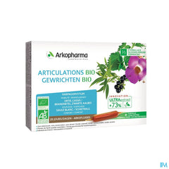 Arkopharma Arkofluides Articulations Bio Mobilité Souplesse Ampoules 20x10ml