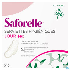 Saforelle Serviettes Hygieniques JOUR 10