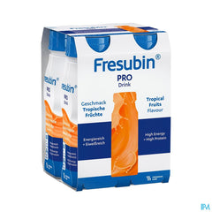 Fresubin Pro Fruits Tropicaux Fl 4x200ml