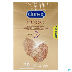 Durex Nude No Latex Preservatifs 20