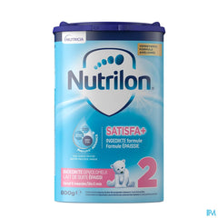 Nutrilon Satisfa+ 2 | Lait de suite épaissi Bébé 6-12 mois | Lait en Poudre pour Biberon | Boite 800g