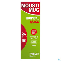 Moustimug Tropical Maxx Roller 50% DEET 50 ml